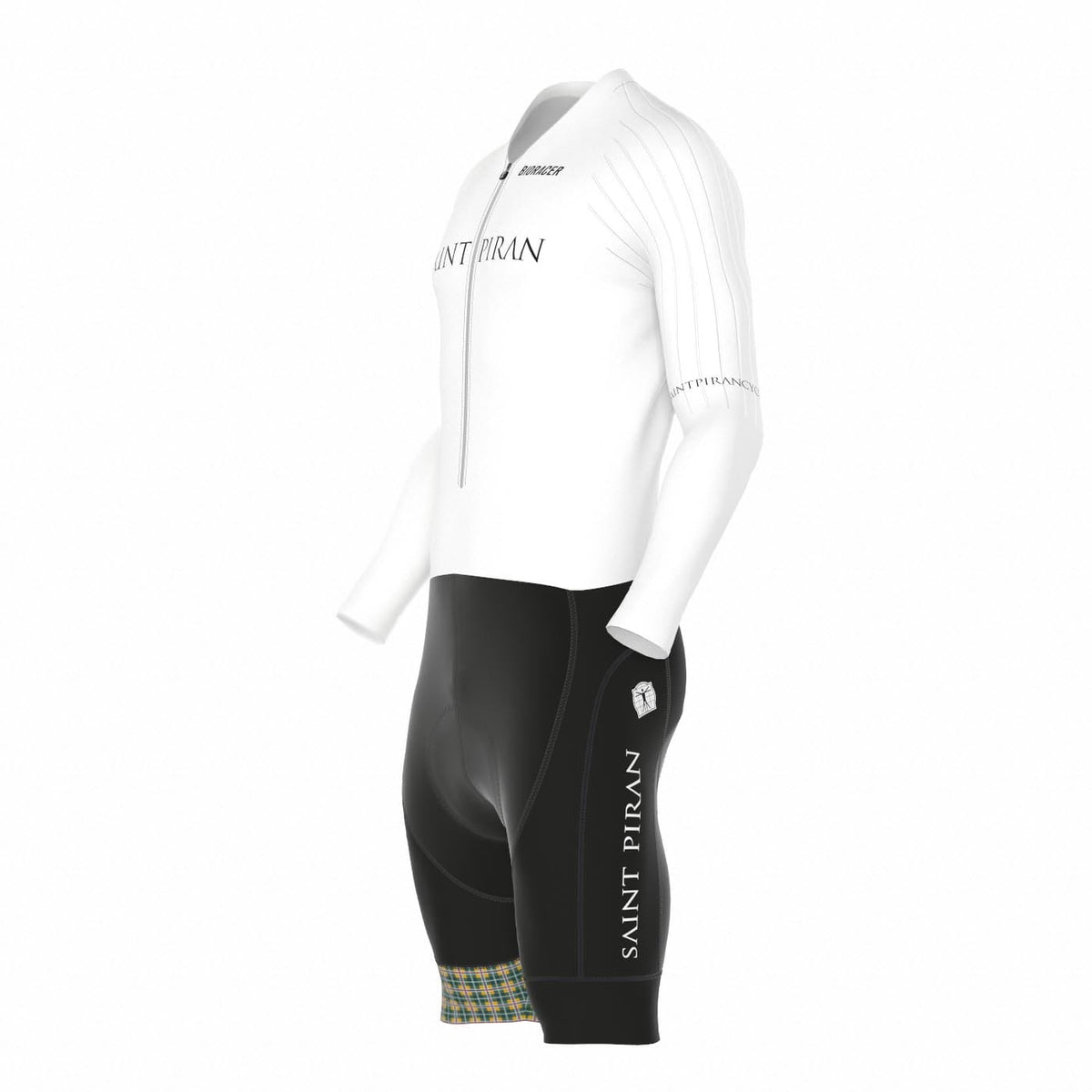 Saint Piran Service Course Time Trial Suit Saint Piran 'OG' White Time Trial Suit