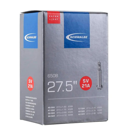 Schwalbe Inner Tube 27.5"x1.5-2.4" Schwalbe SV21 Extra Light  40mm