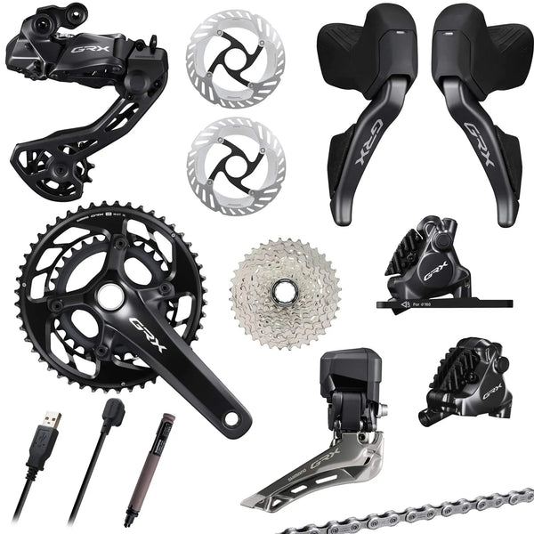 Shimano GRX RX825 Di2 2 x 12 Groupset - Saint Piran Service Course