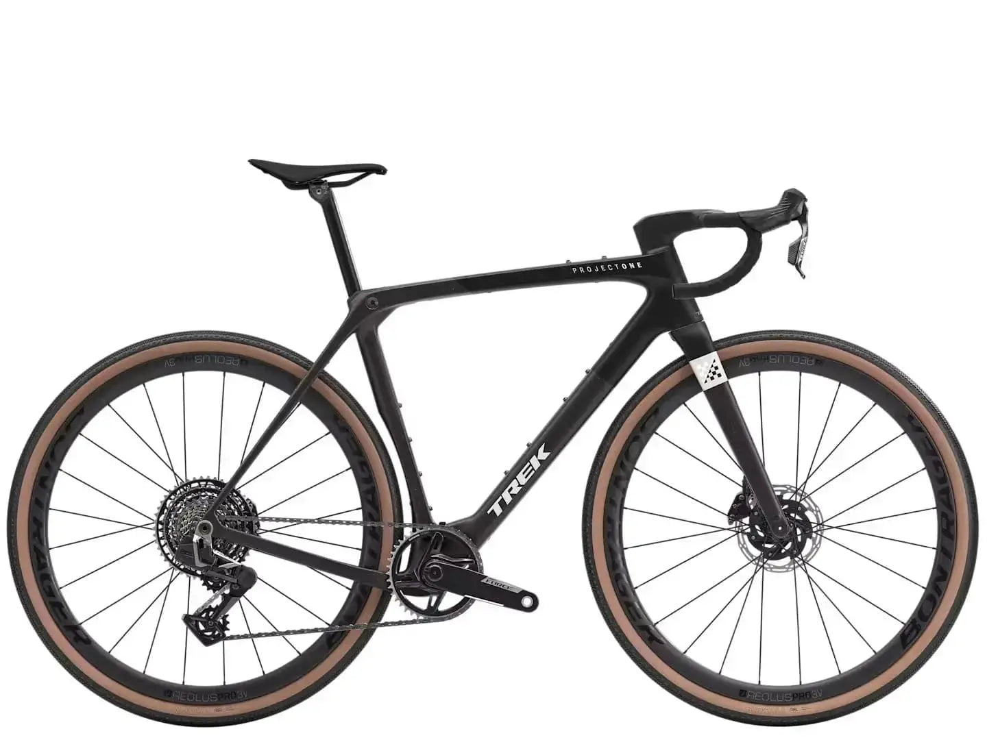 Trek Gravel Bike XS / Gloss Trek Black/Matte Carbon Smoke Checkmate SLR 7 AXS