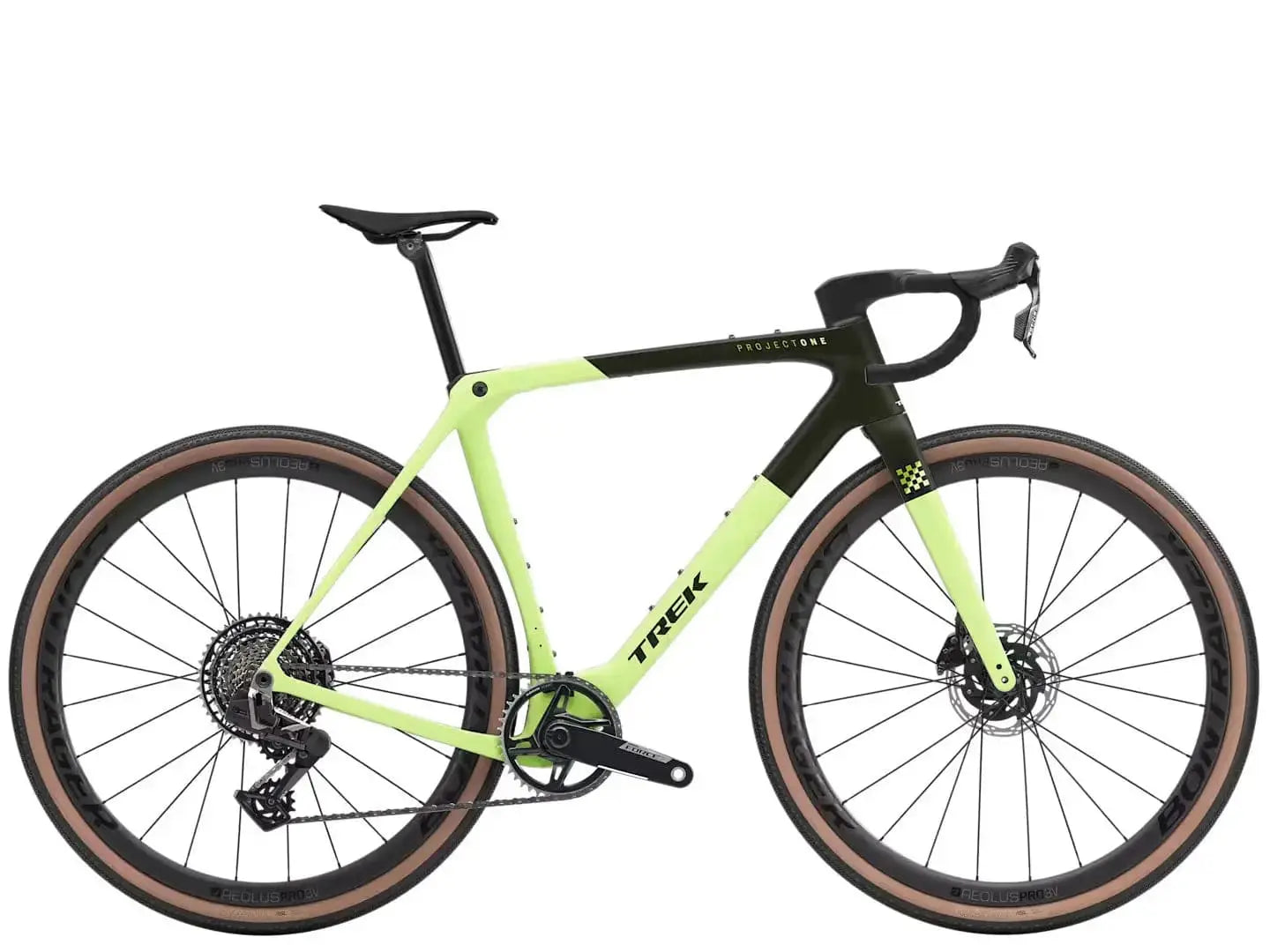 Trek Gravel Bike XS / Trek Black/Juniper Splatter Checkmate SLR 7 AXS