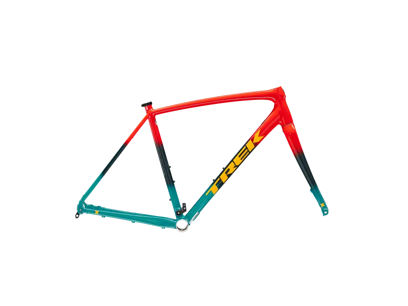 Trek Radioactive Red to Navy to Teal Fade / 47 Crockett Disc Frame Set