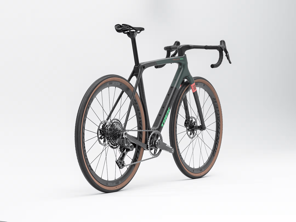 Trek Gravel Bike ML Trek Black/Juniper Splatter Trek Checkmate SLR 7 AXS