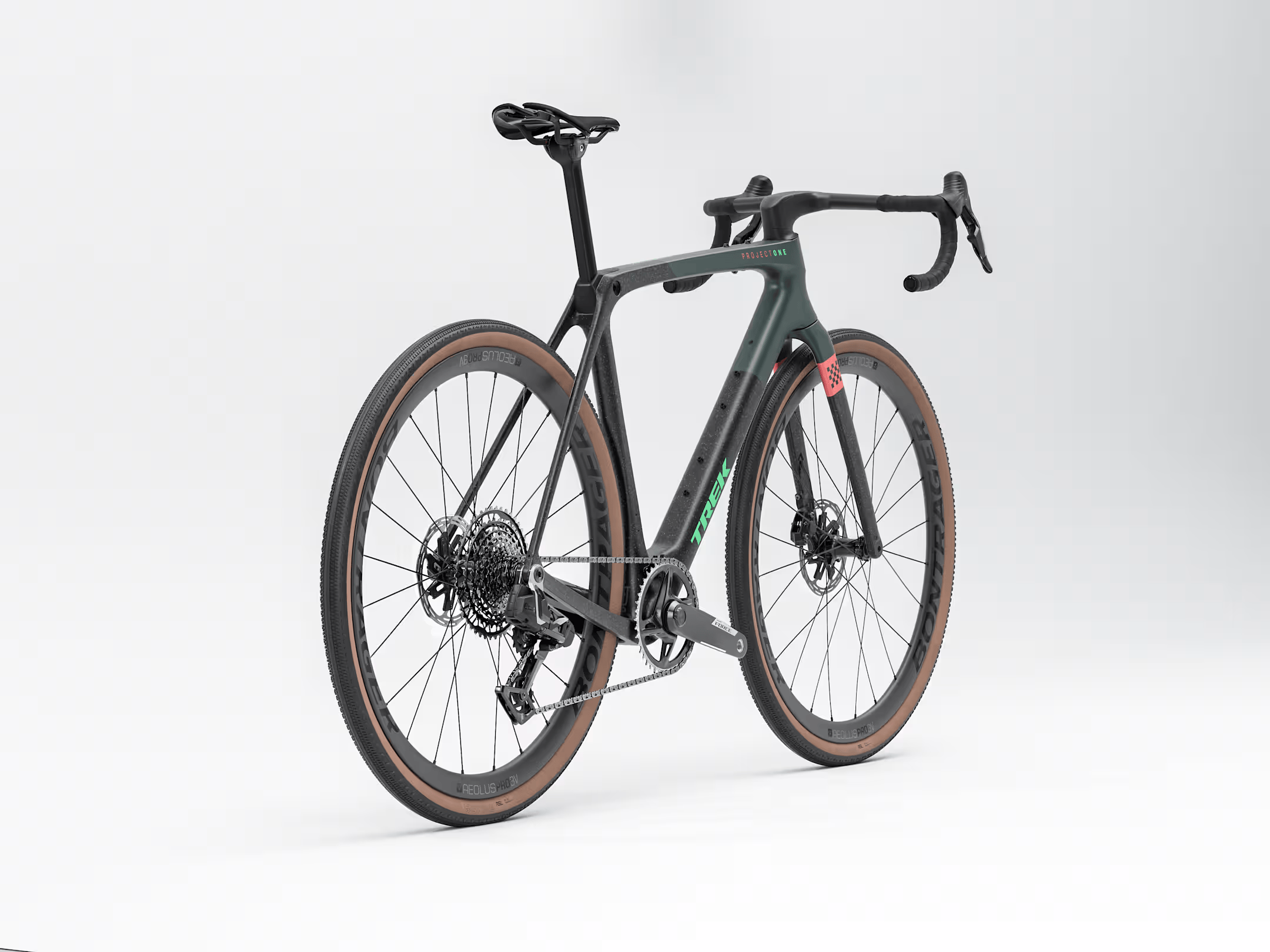 Trek Gravel Bike ML Trek Black/Juniper Splatter Trek Checkmate SLR 7 AXS