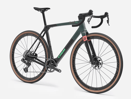 Trek Gravel Bike ML Trek Black/Juniper Splatter Trek Checkmate SLR 7 AXS