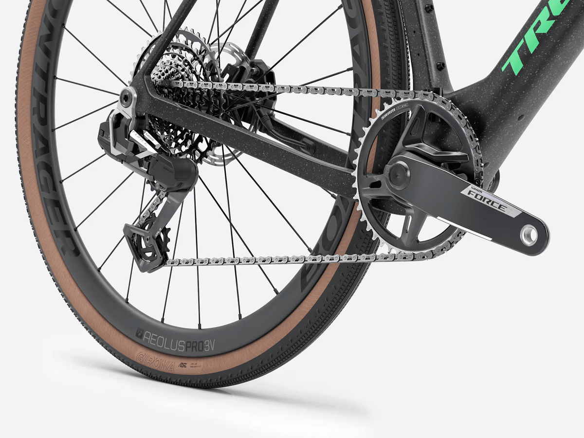 Trek Gravel Bike ML Trek Black/Juniper Splatter Trek Checkmate SLR 7 AXS