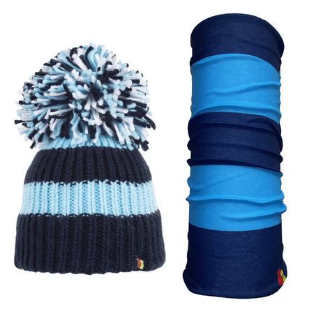 Big Bobble Hats Ltd Neck Warmer Blues and Twos Neck Warmer