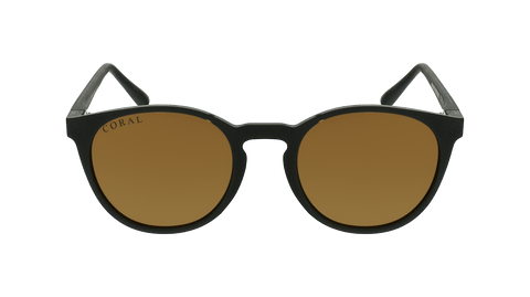 Coral Eyewear Sunglasses Black / Gold Albacore - Polarised Mirror