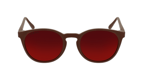 Coral Eyewear Sunglasses Brown / Red Albacore - Polarised Mirror