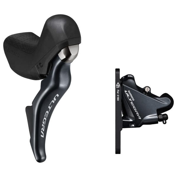 Shimano Gear Shifters ST-R8025 Ultegra 11-spd short reach STI bled with BR-R8070 calliper, right front
